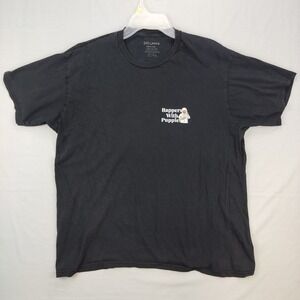 Dog Limited T-Shirt Mens XL Black Rappers With Puppies Graphic Short Sleeve Tee